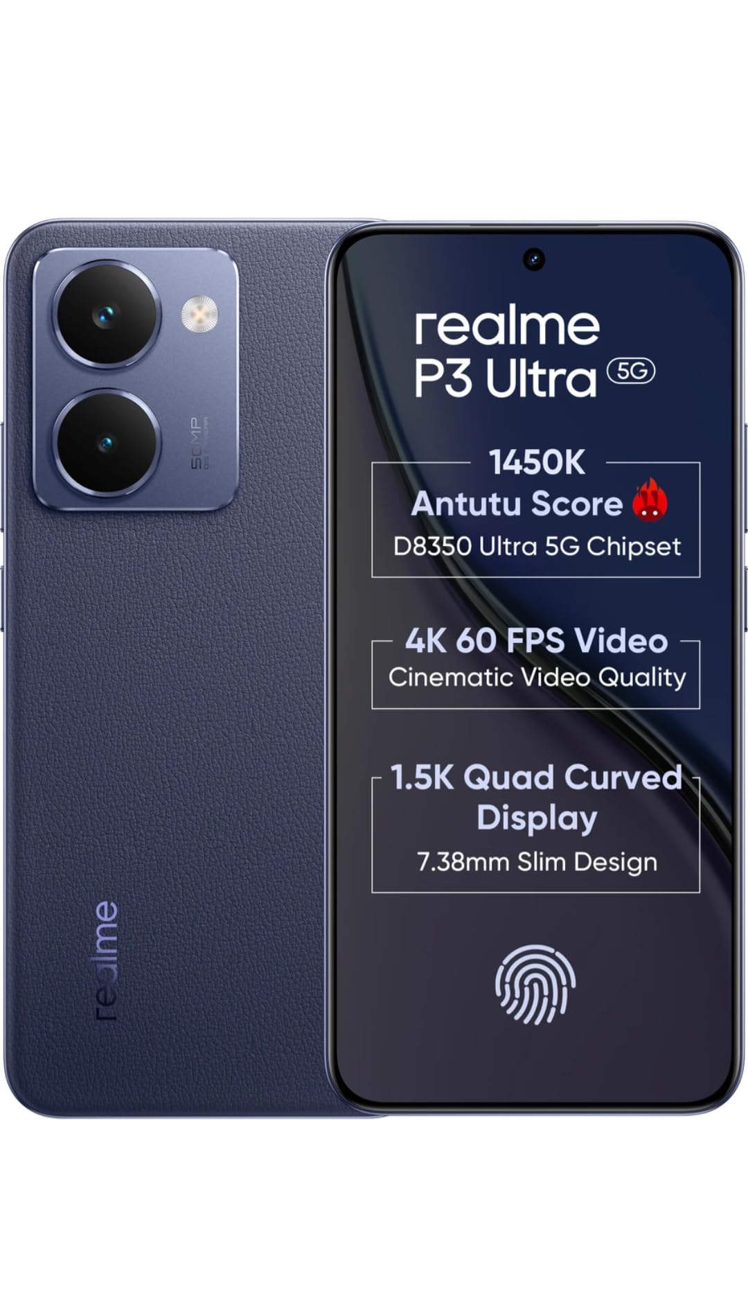 realme P3 Ultra 5G (Neptune Blue, 8GB RAM + 256GB Storage